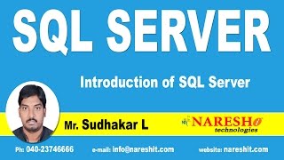 Introduction of SQL Server  SQL Server Tutorial [upl. by Oloap]