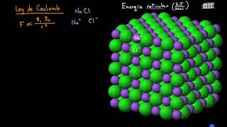 Energía reticular  Khan Academy en Español [upl. by Eedahs]