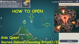 Sacred Sakura Cleansing Ritual At Araumi  Barrier Puzzle Part 3  Genshin Impact [upl. by Alica5]