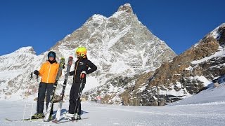 Cervinia dal Plateau Rosà alla Gran Pista di Valtournenche [upl. by Aynatal136]