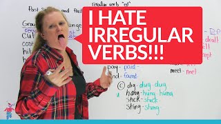 Irregular Verbs in English – Groups 1 amp 2 [upl. by Briant]