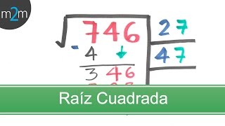 Raíz cuadrada │Square root [upl. by Oznohpla]