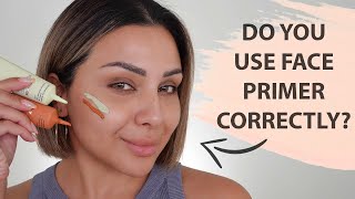 HOW TO USE PRIMER ON FACE 2021  NINA UBHI [upl. by Jakie]