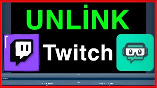 Streamlabs OBS How to UNLINK Twitch Account [upl. by Juana]