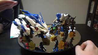 Zoids Wild Hasbro Wild Liger Model Kit Tomy Version Comparison Review [upl. by Atnoek]