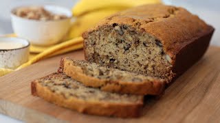 The PERFECT Banana Bread Recipe  Baking Basics [upl. by Omissam705]