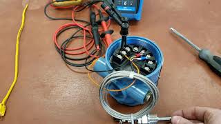 Calibration of rosemount 3144p pt1 thermocouple [upl. by Htiaf]