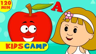 ABC Phonics Song  A For Apple  ABC Alphabet Songs  Sounds for Children By KidsCamp [upl. by Ap]