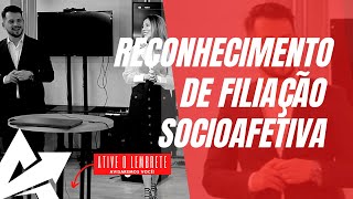 DIREITO DE FAMÍLIA Reconhecimento de filiação socioafetiva [upl. by Rolando]