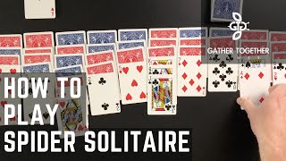 How To Play Spider Solitaire [upl. by Nylrahc]