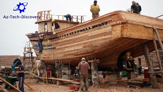 Amazing Huge Wooden Boat Build Process và Top Artisans of The World [upl. by Adnahcir980]