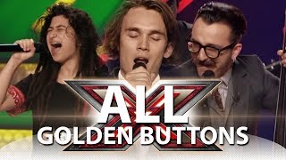 ALL GOLDEN BUZZERS on X Factor [upl. by Millur757]