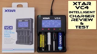 Xtar VC4 Charger Review amp Test [upl. by As342]