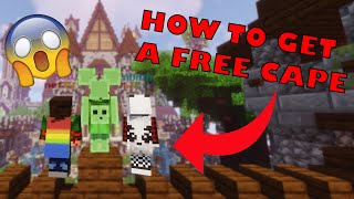 1710  1192 How to get a FREE Minecraft Cape 2022 [upl. by Nolyad70]