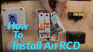 Electrical Wiring How to Install an RCD [upl. by Hoeg946]