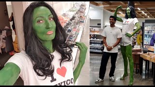 7FT TALL SHE HULK cosplay [upl. by Jaine]