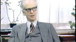 B F Skinner  Skinner on Behaviorism 1977 [upl. by Eel]