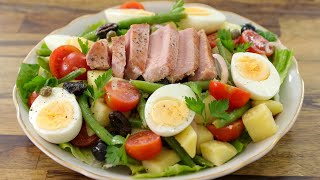 Nicoise Salad Recipe  How to Make Nicosie Salad [upl. by Ojeitak99]