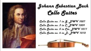 Johann Sebastian Bach  Cello suites in 432 Hz great for reading or studying [upl. by Zohar]