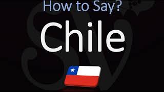 How to Pronounce Chile CORRECTLY [upl. by Leela418]