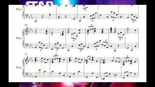 Star Wars  Across the stars sheet piano [upl. by Spitzer]