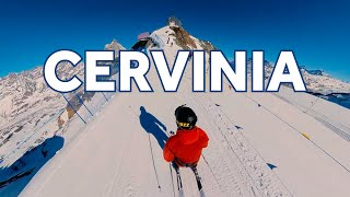 Cervinia skiing in ITALY [upl. by Eidnim89]