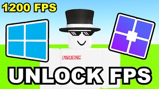 UPDATED 2024 EASIEST Method To Get UNLIMITED FPS ROBLOX [upl. by Ad]