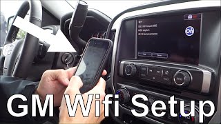 2016 GM Cars Wifi Hotspot Setup [upl. by Ryter183]