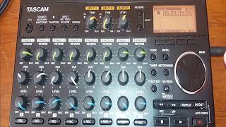 TASCAM DP008EX HOW TO RECORD A SONG [upl. by Lyle]