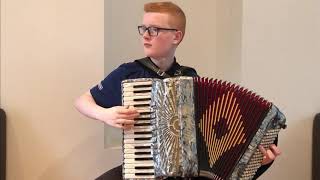 Clelland Shand  Junior Traditional Accordion Solo [upl. by Eelyah]